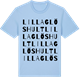 Blue Soul t-shirt med Lilla Glöshult ordlek t-shirt
