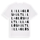 Lilla Glöshult ordlek t-shirt