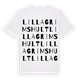 Lilla Grimshult ordlek t-shirt