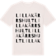 Vintage White t-shirt med Lilla Kärrshult ordlek t-shirt