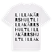 Lilla Kärrshult ordlek t-shirt