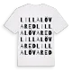 Lilla Lövared ordlek t-shirt