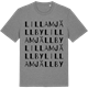 Mid Heather Gray t-shirt med Lilla Mjällby ordlek t-shirt