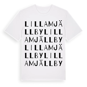 Lilla Mjällby ordlek t-shirt – ekologisk bomull t-shirt från Pinshirt