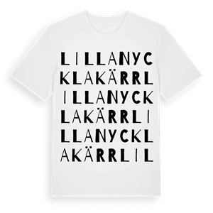 Lilla Nycklakärr ordlek t-shirt – ekologisk bomull t-shirt från Pinshirt