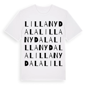Lilla Nydala ordlek t-shirt – ekologisk bomull t-shirt från Pinshirt