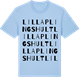 Blue Soul t-shirt med Lilla Plingshult ordlek t-shirt
