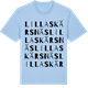 Blue Soul t-shirt med Lilla Skärsnäs ordlek t-shirt
