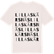 Vintage White t-shirt med Lilla Skärsnäs ordlek t-shirt
