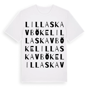 Lilla Skavböke ordlek t-shirt – ekologisk bomull t-shirt från Pinshirt