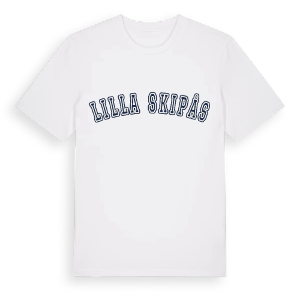Lilla Skipås college t-shirt – ekologisk bomull t-shirt från Pinshirt