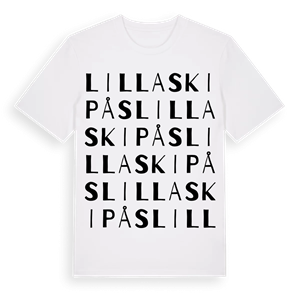Lilla Skipås ordlek t-shirt – ekologisk bomull t-shirt från Pinshirt