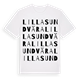 Lilla Sundvära ordlek t-shirt