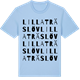 Blue Soul t-shirt med Lilla Träslöv ordlek t-shirt