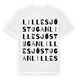 Lillesjöstugan ordlek t-shirt