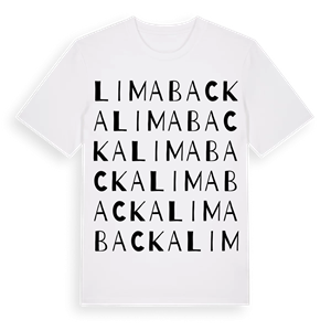 Limabacka ordlek t-shirt – ekologisk bomull t-shirt från Pinshirt