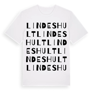 Lindeshult ordlek t-shirt – ekologisk bomull t-shirt från Pinshirt