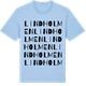 Blue Soul t-shirt med Lindholmen ordlek t-shirt