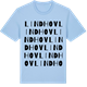 Blue Soul t-shirt med Lindhov ordlek t-shirt