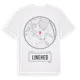 White t-shirt med Linehed t-shirt
