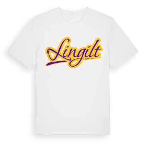 Lingilt baseball t-shirt – ekologisk bomull t-shirt från Pinshirt
