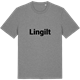 Mid Heather Gray t-shirt med Lingilt fetstil t-shirt