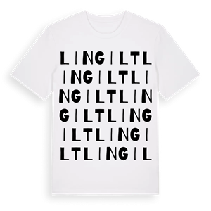 Lingilt ordlek t-shirt – ekologisk bomull t-shirt från Pinshirt