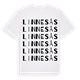 Linnesås ordlek t-shirt