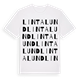Lintalund ordlek t-shirt
