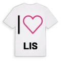 Jag älskar Lis t-shirt stort tryck