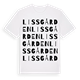 Lissgården ordlek t-shirt