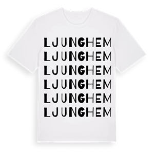 Ljunghem ordlek t-shirt – ekologisk bomull t-shirt från Pinshirt