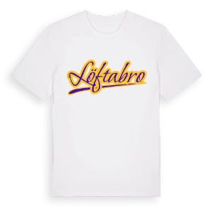 Löftabro baseball t-shirt – ekologisk bomull t-shirt från Pinshirt