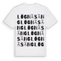 Lögnäsäng ordlek t-shirt