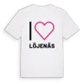 Jag älskar Löjenäs t-shirt stort tryck