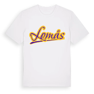 Lomås baseball t-shirt – ekologisk bomull t-shirt från Pinshirt
