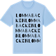 Blue Soul t-shirt med Lommabacken ordlek t-shirt