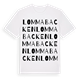 Lommabacken ordlek t-shirt