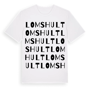 Lomshult ordlek t-shirt – ekologisk bomull t-shirt från Pinshirt