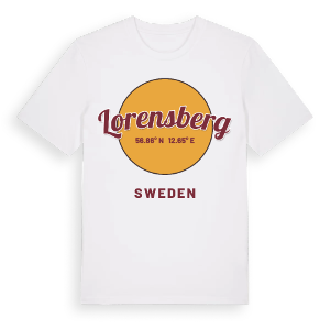 Lorensberg cirkel t-shirt – ekologisk bomull t-shirt från Pinshirt