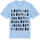 Blue Soul t-shirt med Lösthagen ordlek t-shirt