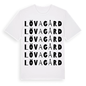 Lövagård ordlek t-shirt – ekologisk bomull t-shirt från Pinshirt