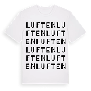Luften ordlek t-shirt – ekologisk bomull t-shirt från Pinshirt