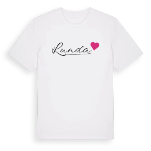 Lunda hjärta t-shirt – ekologisk bomull t-shirt från Pinshirt