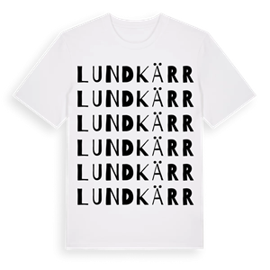 Lundkärr ordlek t-shirt – ekologisk bomull t-shirt från Pinshirt