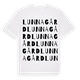 Lunnagård ordlek t-shirt