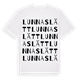 Lunnaslätt ordlek t-shirt