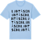 Blue Soul t-shirt med Luntåsen ordlek t-shirt