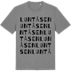 Mid Heather Gray t-shirt med Luntåsen ordlek t-shirt