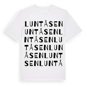 Luntåsen ordlek t-shirt – ekologisk bomull t-shirt från Pinshirt